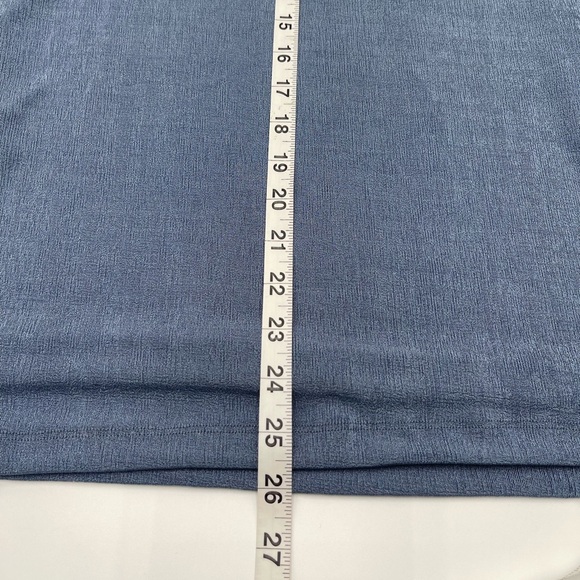 Princess Polly Haleema Long Sleeve Mini Dress Blue Size 8 Square Neck - Picture 7 of 9